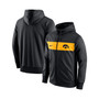 Men's Black Iowa Hawkeyes Logo Performance Full-Zip Hoodie