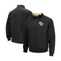 Men's Black UCF Knights Tortugas Logo Quarter-Zip Pullover Jacket