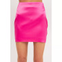 Women's Solid Satin Fit Mini Skirt