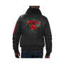 Men's x Ty Mopkins Black New York Knicks Black History Month Satin Full-Zip Jacket