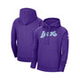 Men's Purple Los Angeles Lakers 2021/22 City Edition Essential Logo Pullover Hoodie