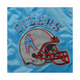 Men's Light Blue and Red Houston Oilers Locker Room Throwback Satin Varsity Full-Snap Jacket