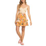Juniors' Cosmic Glow Again Ruffle-Trim Mini Skirt