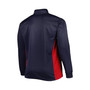 Men's Navy New England Patriots Big and Tall Quarter-Zip Top