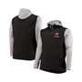 Men's Black and Gray Tampa Bay Buccaneers Big and Tall Alpha Full-Zip Hoodie Jacket
