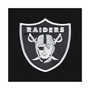 Men's Black Las Vegas Raiders Defender Raglan Full-Zip Hoodie Varsity Jacket