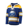 Men's '47 Jack Eichel Royal Buffalo Sabres Player Name and Number Lacer Pullover Hoodie
