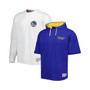 Men's Royal, White Golden State Warriors Matthew 2 in 1 T-shirt and Hoodie Combo Set