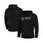 Men's Black Mercedes-AMG Petronas F1 Team 2023 Fleece Pullover Hoodie