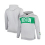 Men's Branded Heather Gray Boston Celtics Big and Tall Wordmark Pullover Hoodie
