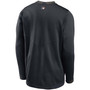Men's Charcoal, Navy Detroit Tigers Authentic Collection Thermal Crew Performance Pullover Sweatshirt