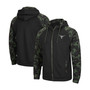 Men's Black, Camo Texas Longhorns OHT Military-Inspired Appreciation Raglan Full-Zip Hoodie