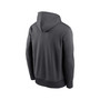 Men's Anthracite New England Patriots Prime Logo Name Split Pullover Hoodie