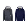 Men's Modern Fit Sherpa Lined Fleece Zip-Up Hoodie, Pack of 2