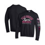 Men's Black Texas Southern Tigers 2-Hit Powerblend Pullover Sweatshirt