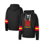 Men's Black Maryland Terrapins Lace-Up 4.0 Pullover Hoodie