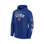 Men's Royal Chicago Cubs Rewind Lefty Pullover Hoodie