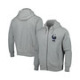 Men's Heather Gray France National Team Club Fleece Full-Zip Hoodie