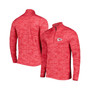 Men's Red Kansas City Chiefs Brigade Quarter-Zip Sweatshirt
