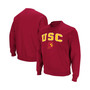 Men's Cardinal USC Trojans Arch & Logo Pullover Sweatshirt