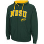 Men's Green NDSU Bison Arch Logo 2.0 Full-Zip Hoodie