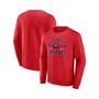 Men's Branded Red Washington Capitals Classic Arch Pullover Sweatshirt