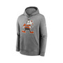 Men's Heathered Gray Cleveland Browns Rewind Club Fleece Pullover Hoodie