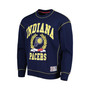 Men's Navy Indiana Pacers Peter French Terry Pullover Sweatshirt