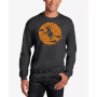 Men's Spooky Witch Word Art Crewneck Sweatshirt
