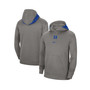 Men's Heather Gray Duke Blue Devils Team Basketball Spotlight Performance Pullover Hoodie