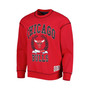 Men's Red Chicago Bulls Peter French Terry Pullover Sweatshirt