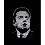 Men's Elon Musk Word Art Crew Neck Sweatshirt