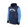 Men's Navy Chicago Cubs Authentic Collection Therma City Connect Performance Pullover Hoodie