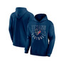 Men's Branded Navy Houston Texans Bubble Screen Pullover Hoodie