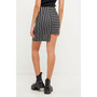 Women's Striped Asymmetrical Skirt