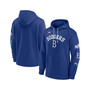 Men's Royal Brooklyn Dodgers Cooperstown Collection Rewind Lefty Pullover Hoodie