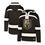 Men's Charcoal, Black Vegas Golden Knights Superior Lacer Pullover Hoodie