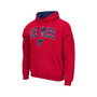 Men's Red Ole Miss Rebels Arch & Team Logo 3.0 Pullover Hoodie