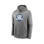 Men's Heather Gray Indianapolis Colts 40th Anniversary Club Pullover Hoodie