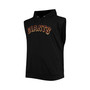 Men's Black San Francisco Giants Jersey Muscle Sleeveless Pullover Hoodie