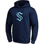 Men's Deep Sea Blue Seattle Kraken Primary Logo Pullover Hoodie