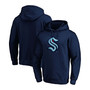 Men's Deep Sea Blue Seattle Kraken Primary Logo Pullover Hoodie
