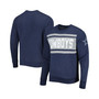 Men's Heathered Blue Dallas Cowboys Bypass Tribeca Pullover Sweatshirt