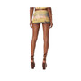 Women's Picture Perfect Printed Mesh Mini Skirt