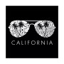 Men's California Shades Word Art Hooded Sweatshirt
