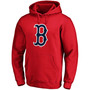 Men's Red Boston Red Sox Official Logo Pullover Hoodie
