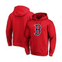 Men's Red Boston Red Sox Official Logo Pullover Hoodie