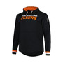 Men's Black Philadelphia Flyers Big and Tall Legendary Raglan Pullover Hoodie