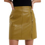 Women's Corlenda Faux-Leather Whipstitched Mini Skirt
