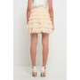 Women's Tulle Tiered Mini Skirt